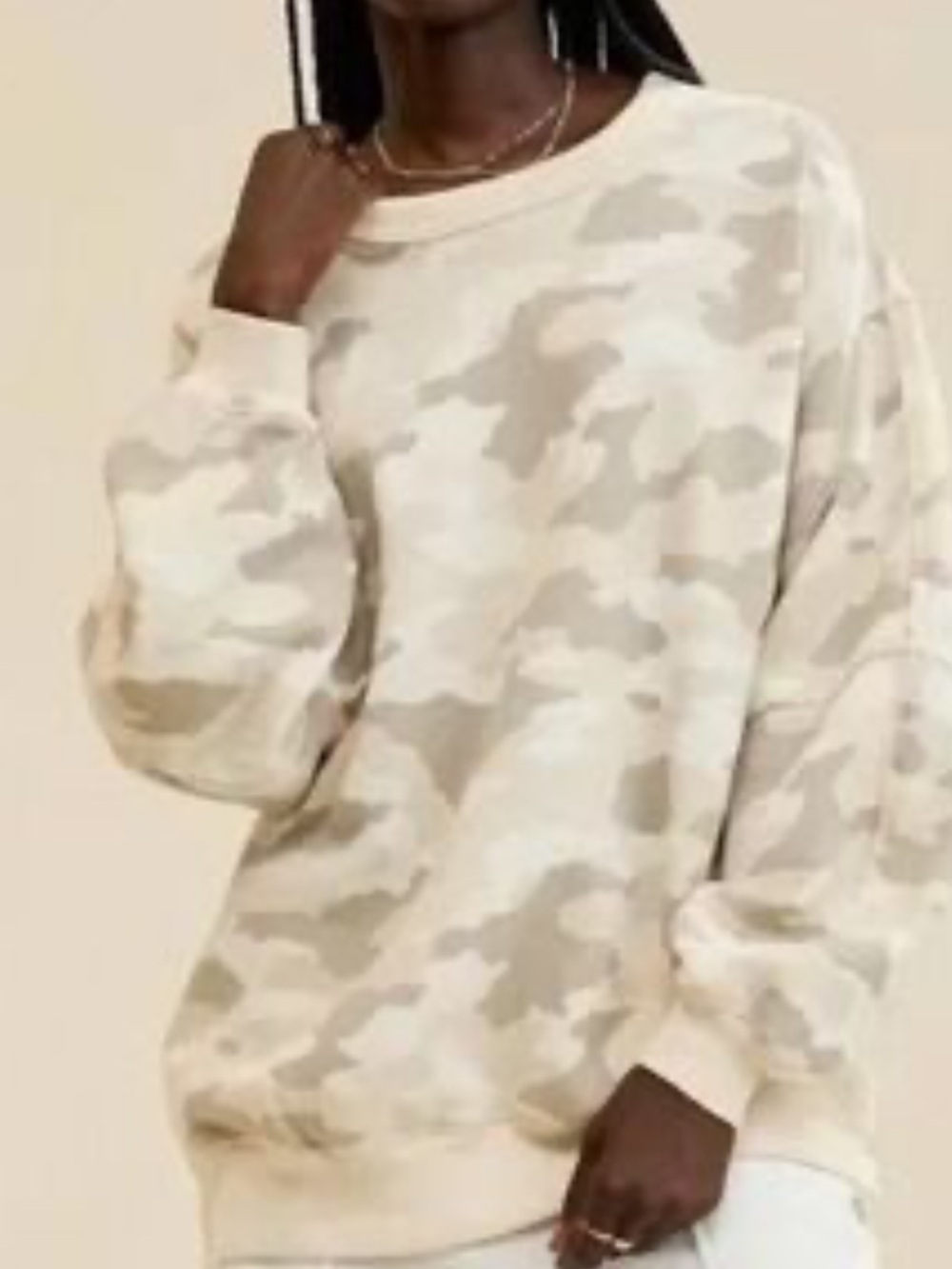 NWT AERIE BIG CHILL PULLOVER CREWNECK